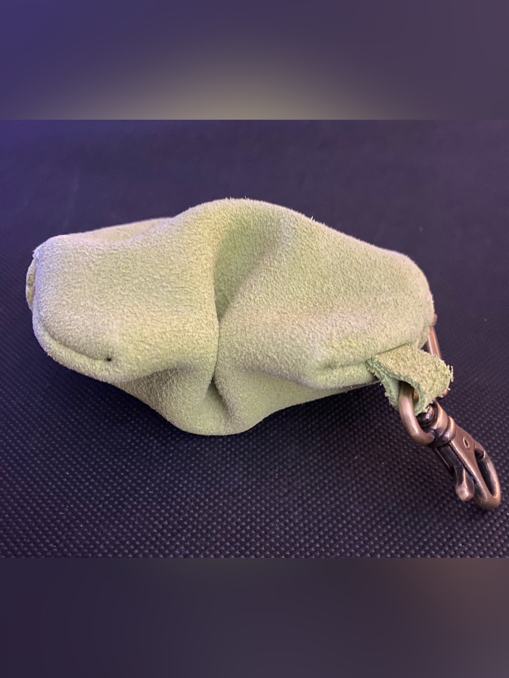Portland Leather Goods Fortune, cookie keychain - Lime. - Picture 3 of 9